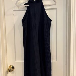 Elegant Black Halter Dress
